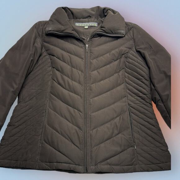 KENNETH COLE Women’s Medium Brown Down Coat - Picture 1 of 5